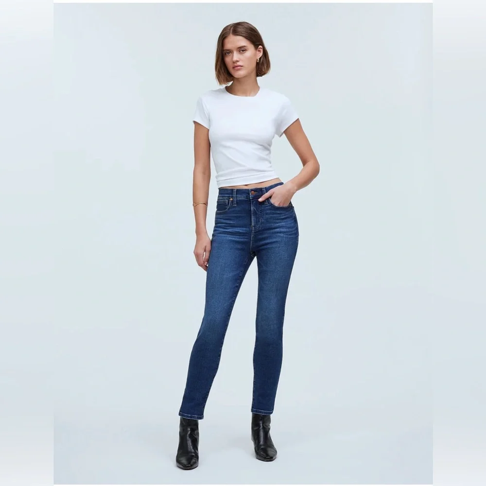 Madewell Stovepipe Jeans in Pendelton Wash